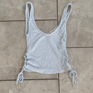 UO Project Social T Pastel Blue Tank